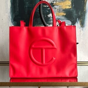 Vibrant Red Authentic Medium Telfar